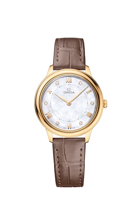 omega de ville prestige mother of pearl dial ladies watch|omega de ville prestige watch.